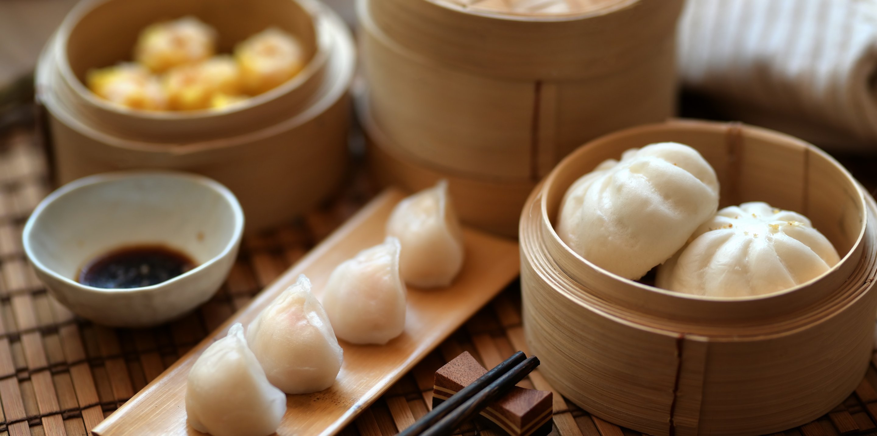 A Photo Of Steamed Dumplings